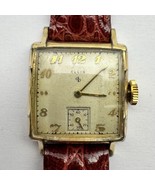 Elgin 554 17 Jewels 10K RGP Art Deco Wristwatch Runs Selling As Is Vtg - $176.56 CAD