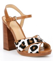 New Michael Kors Women&#39;s Alexia Platform Block Heel Sandals Acorn Variet... - $142.49
