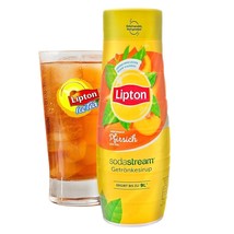 Sodastream EUROPEAN Lipton Sparkling ICED Tea PEACH sirup 440ml/9l FREEE... - £21.78 GBP