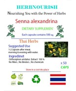 Senna Alexandrina: Natural Laxative Herb for Intestinal Health - $9.90