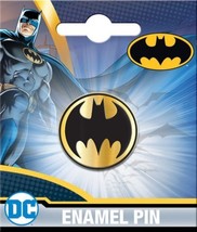 Dc Comics Batman Bat Signal Logo Thick Metal Enamel Pin New Unused - £6.26 GBP