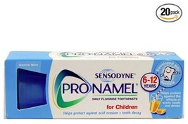 20 Packs of Sensodyne Pronamel Children Daily Fluoride Toothpaste! European! - $157.88