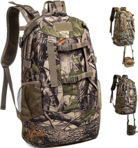 Hunting Backpack Firearm Crossbow Bow Rifle Gun Carry Bag Day Pack Bag Camo 40L - £52.38 GBP