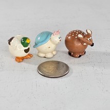 Brazil Marble Animal Lot Deer Mallard Duck Turtle Miniature Figurine HandPainted - £58.98 GBP