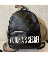 Victoria’s Secret Black White Monogram Small City Backpack Bag - $49.99