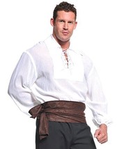 Underwraps Costumes  Men&#39;s Renaissance Pirate Shirt, White, X-Large - £55.80 GBP