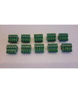 Set of 10 / 5 pin - 3.5mm / Pluggable Connector - Terminal Block - Phoen... - $25.64