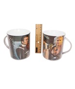 2 PC Lot - Vintage Star Trek OEM Wrath of Khan - Plastic Photo Coffee Mu... - £14.05 GBP
