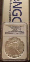 2012 Silver American Eagle Coin MS-70 NGC - Early Release NGC Collector ... - $59.39