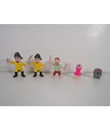 25-Cent Knick Knack Toy Figure Lot: Pirates, Suction Cup Alien, Terrier Squinkie - $4.80