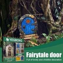 Garden Decoration Fairy Tale Door Courtyard Crafts - £11.50 GBP