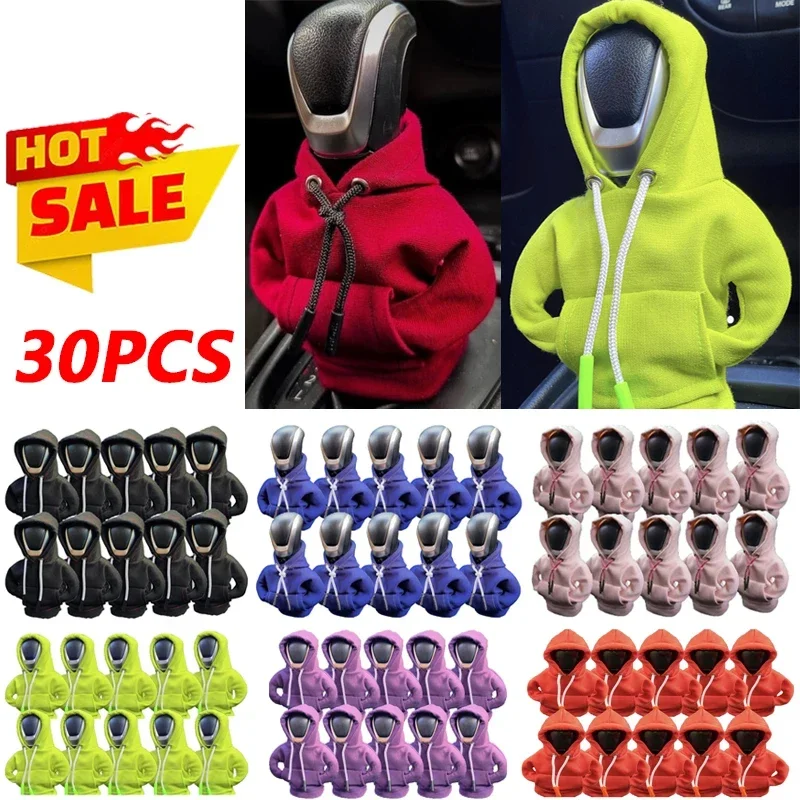 30/20/10/5/1pcs Car Hoodie Gear Shift Cover Fashion Gearshift Wholesale Car Gear - £20.84 GBP+