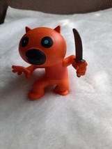 Roblox Piggy Minitoon Orange Figure Foxy 3&quot; PhatMojo Action Figure No Code - £3.52 GBP