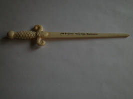 The Brigadier Hotel New Washington Sword Swizzle Stick Eppy USA Plastic Rare 7&quot; - £6.00 GBP