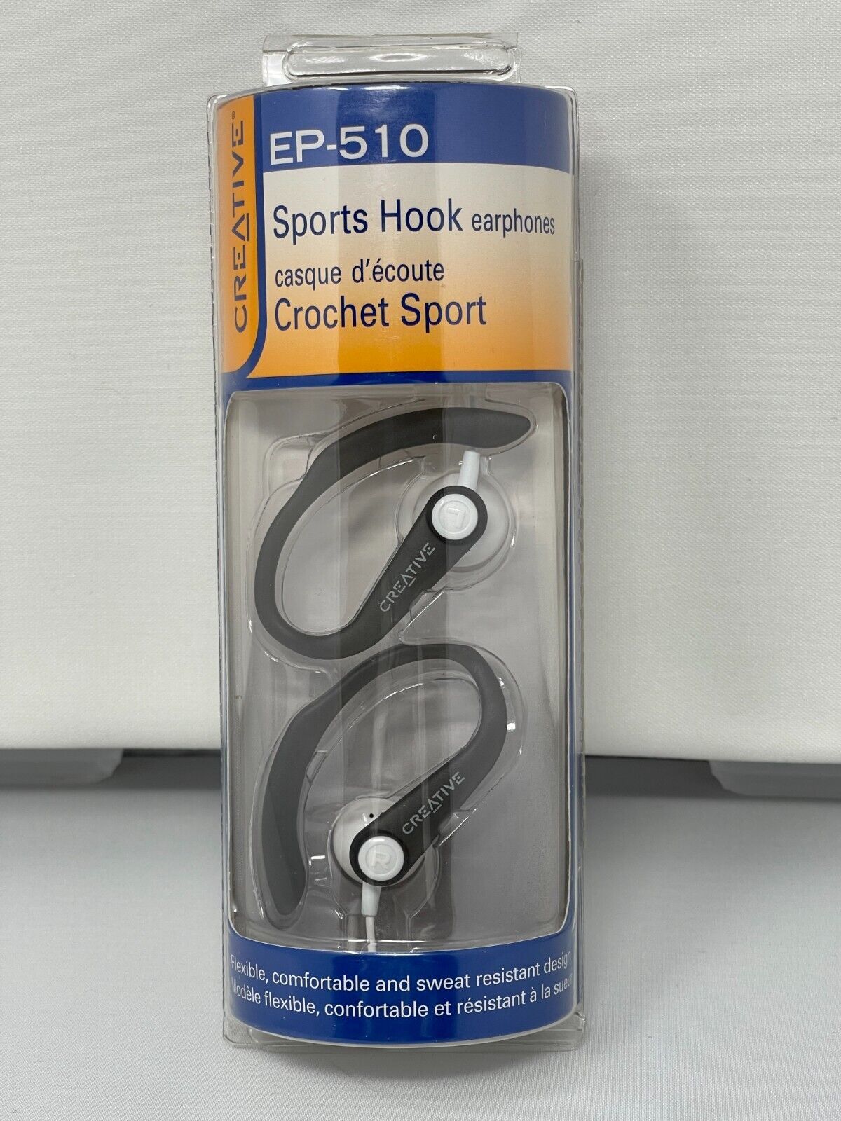 Genuine Creative EP-510 Sports Hook Over-the-ear Clip-On Earphones 51EF0070AA004 - $39.59