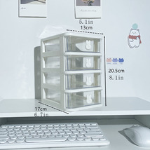 Multi-functional Desktop Organizer Drawer Box with Pen Holder and Storage - £13.88 GBP