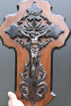 ⭐Antique French crucifix ,made 19th century⭐ - £50.43 GBP