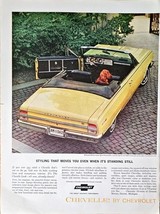 Chevelle By Chevrolet Malibu Super Sport Convertible - 1964 Print Ad - $204.70 MXN