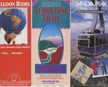Turquoise Trail Sandia Peak Tramway &amp; Balloon Ride Brochures Albuquerque NM - £14.24 GBP