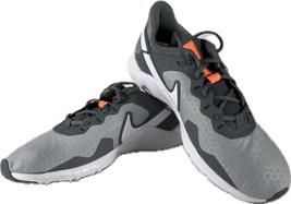 Nike Legend Essential 2 CQ9356-007 Men&#39;s Wolf Grey Orange Running Shoes ... - £55.03 GBP