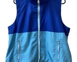 Lauren Ralph Lauren Active Womens Xtra Large Blue  Full Zip Parachute Vest - $20.20