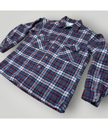 Vintage Pendleton Board Shirt Blue Red Gray Plaid Men&#39;s Small - £49.53 GBP