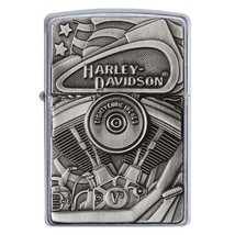 Zippo Harley-Davidson Street Chrome Motor Flag - $85.64