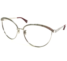 Coach Eyeglasses Frames HC 7027 Catrice 9001/14 Silver Oversized 56-15-135 - £58.81 GBP
