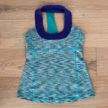 Lululemon Scoop Neck Tank Top Space Dye Bruised Berry Green 8 - $33.74