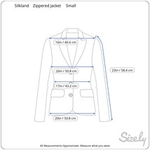 Silkland Women&#39;s zippered jacket embroidered tropical floral silk sz sma... - £27.68 GBP