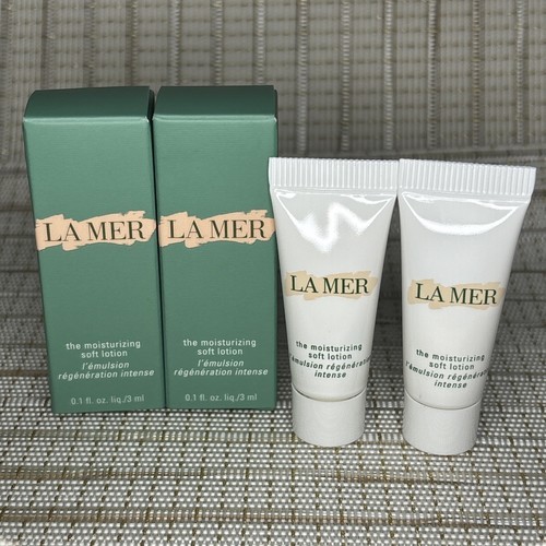 2 X La Mer The Moisturizing Soft Lotion 0.1oz/3ml Ea = .2oz New In Box F... - $15.79