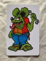 Rat Fink Rat Man Magnet Hot Rod Rat Rod Hotrod Drag Race Dragster Muscle Car - £7.71 GBP