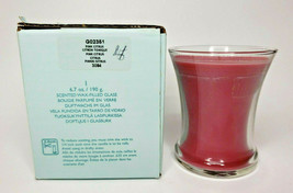 PartyLite Best Burn Trumpet Jar Candle 6.7oz New Box Pink Citrus P5A/02351 - £13.36 GBP