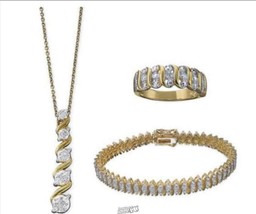 Accent Bracelet Set Gold/Silver - £29.67 GBP