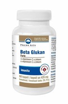 Pharma Active Beta Glucan Forte Vitamin C and Zinc 60 Capsules immune vi... - $31.80