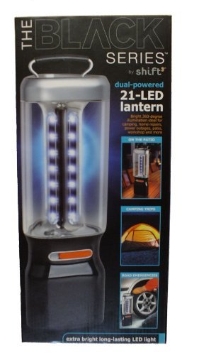 The Black Series Dual-Powered 21-LED lantern by Shift3 - Great for campi... - $44.55