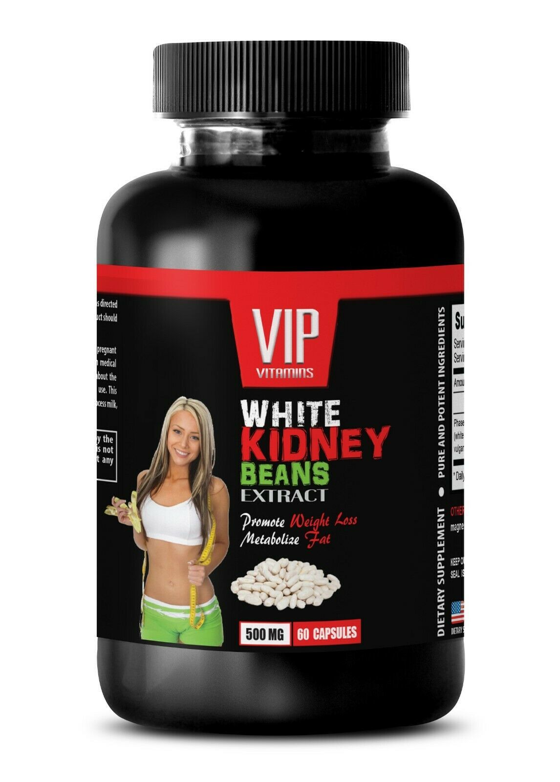 Primary image for white kidney beans - White Kidney Beans 500mg - antioxidant weight loss 1B