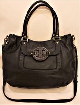 Tory Burch Large Crossbody/Shoulder/Hand Bag Black Leather - £70.45 GBP