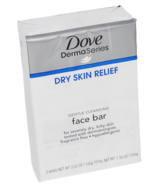 Dove Derma Series Dry Skin Relief Gentle Cleansing Face Bar Soap 2-Bars - $7.57