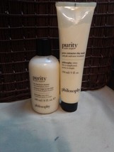 Lot Of 3 Philosophy One-Step Facial Cleanser 8oz &amp;2-5oz.EXTRACTOR Clay Mask Read - £26.76 GBP
