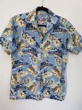 Vintage Reyn Spooner Joe Kealoha&#39;s Postcard Hawaiian Aloha Camp Mens Sma... - $29.99