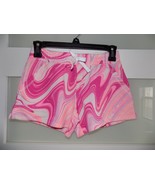 SO Shortie French Terry Pink/White/Purple Shorts Size L (10/12) Girl&#39;s NEW - $23.22 CAD