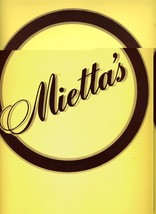 Mietta&#39;s Queenscliff Hotel Menu Victoria Australia Brains Sweetbreads Offal  - £63.24 GBP