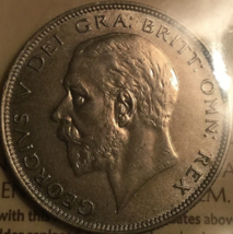 1935 Great Britain George V .500 Silver Half Crown - ICCS MS-64 - £78.06 GBP