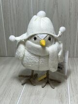 Wondershop Featherly Friends Brook Bird Figure White Hat  2023 Xmas - $12.86