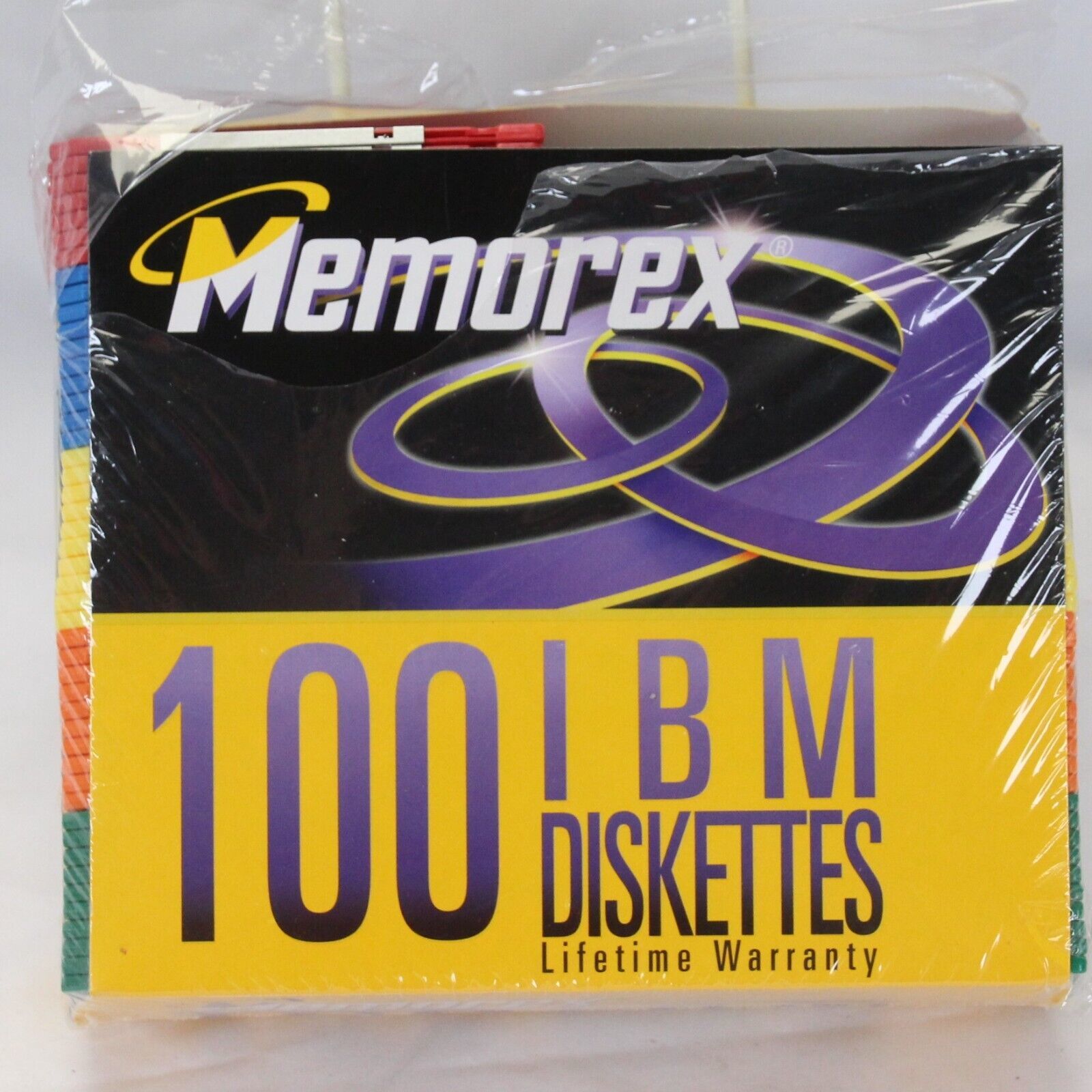 Memorex 3½ HD Floppy Disks 88 Rainbow Colors New with labels IBM Compatibles - $64.67