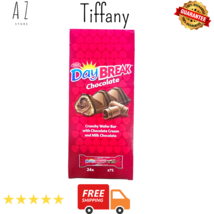 1Pack Tiffany Chocolate DayBreak Crunchy Wafer Bar chocolate cream milk Chocolat - $25.60
