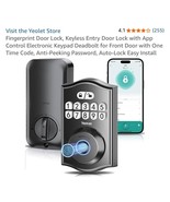 Fingerprint Door Lock Keyless Entry Door Lock Deadbolt with App Control ... - $1,273.64 MXN