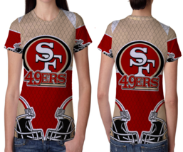 San Francisco 49ers Womens Printed T-Shirt Tee - $14.53+