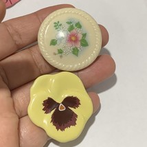 lot of vintage Avon ceramic pin brooch - $13.30